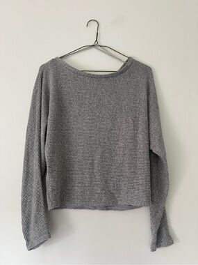 Garage Gray Slouchy Knit Sweater